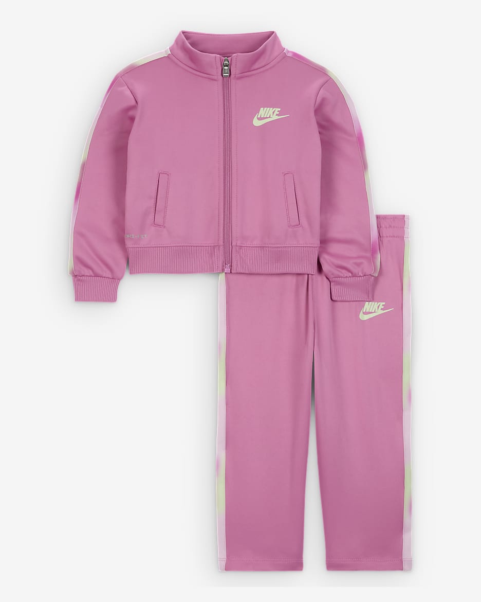 Nike pink set best sale